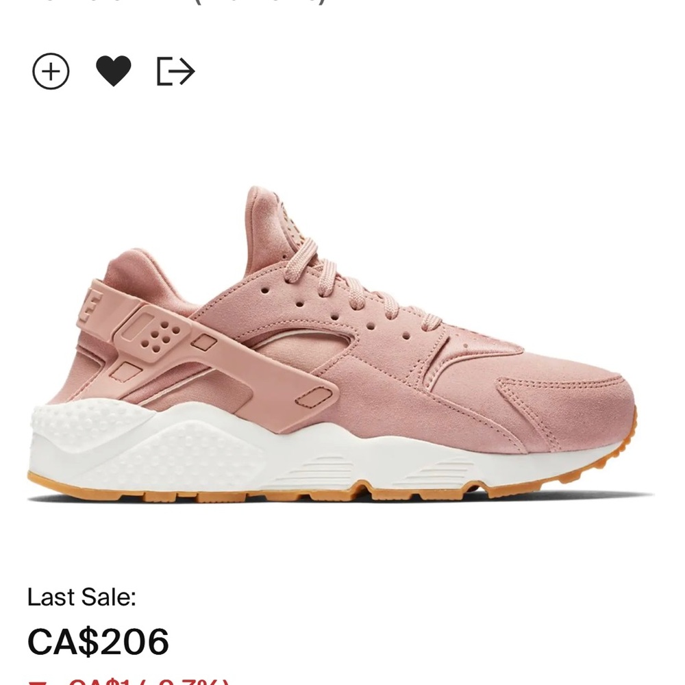 Nike Air Huarache Run Particle Pink (Women's) 6.5